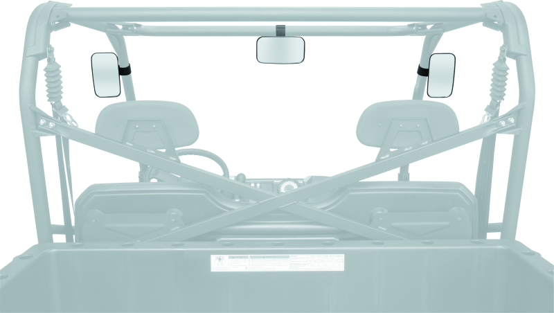 QuadBoss, QuadBoss Universal Rear and Side View Mirror for Powersports Vehicles - Part 570031