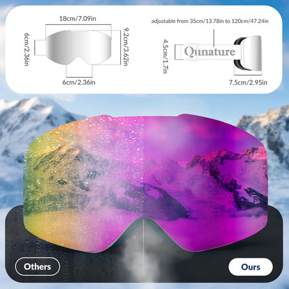 Frameless Anti-Fog Ski Goggle with UV400 Protection