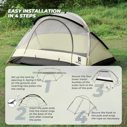 2-Person Easy Setup Rainproof Tent