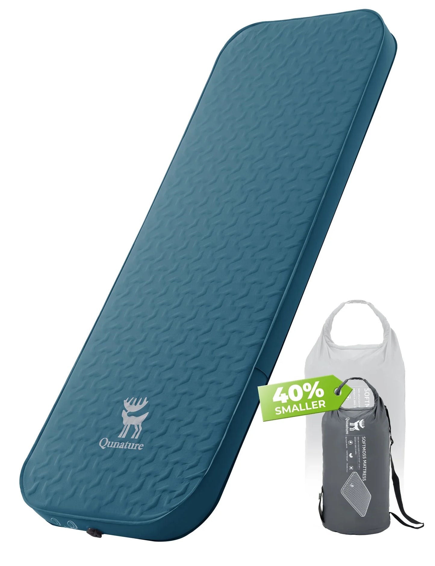 Portable Inflating Sleeping Pad with Foam for Camping