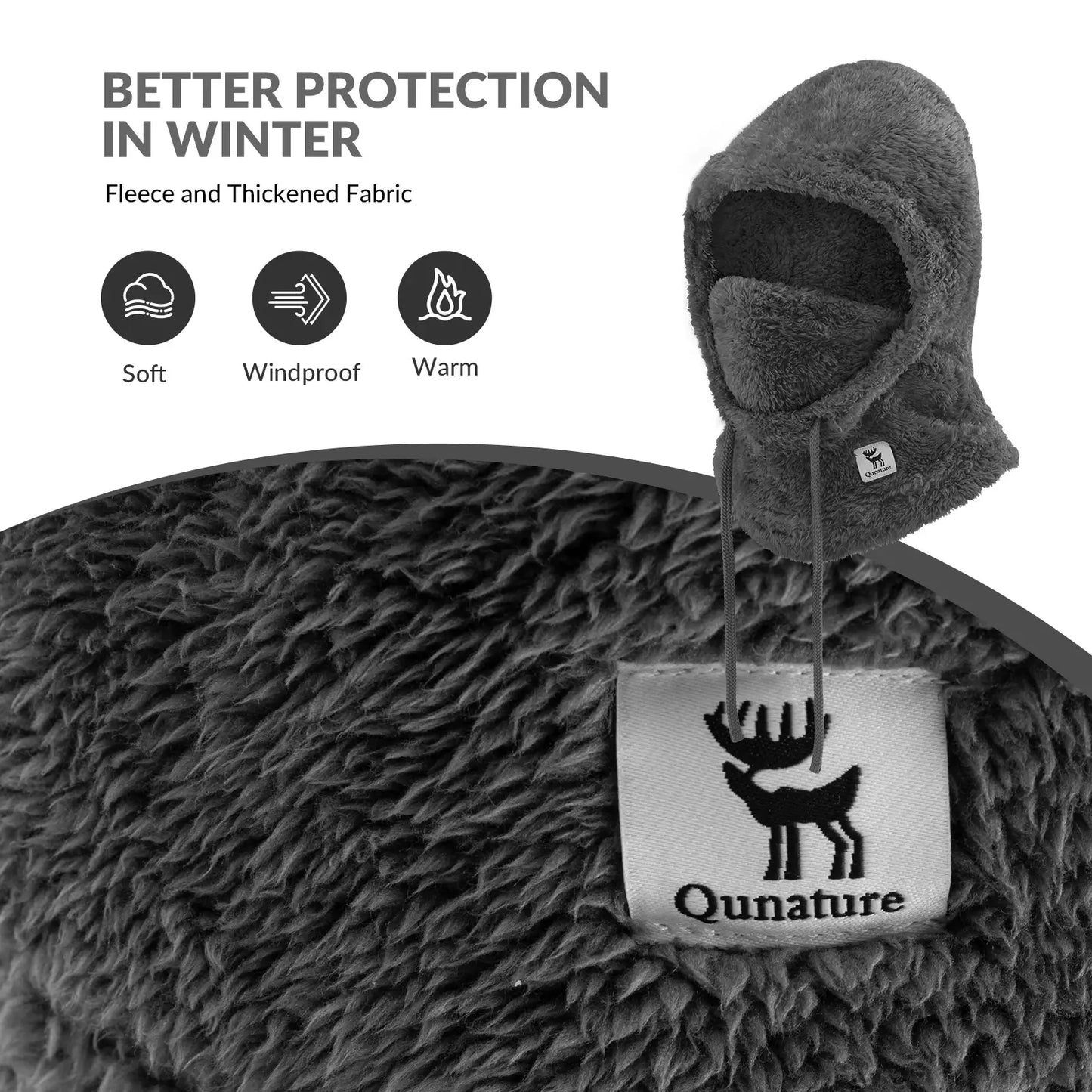 Ski Head Cover with Adjustable Ventilation and Detachable Liner for Winter Sports