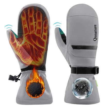 Windproof Waterproof Thermal Ski Gloves Double-Layer Insulation Touchscreen