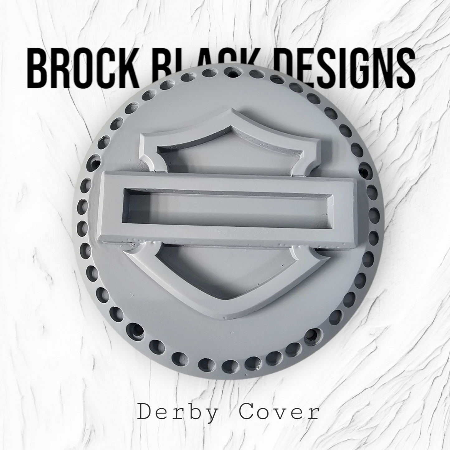 3D Shield themed riveted derby cover