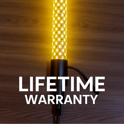 R1 Industries Pro Series LED Light Whips – Bluetooth & RF Remote, IP67, Lifetime Warranty