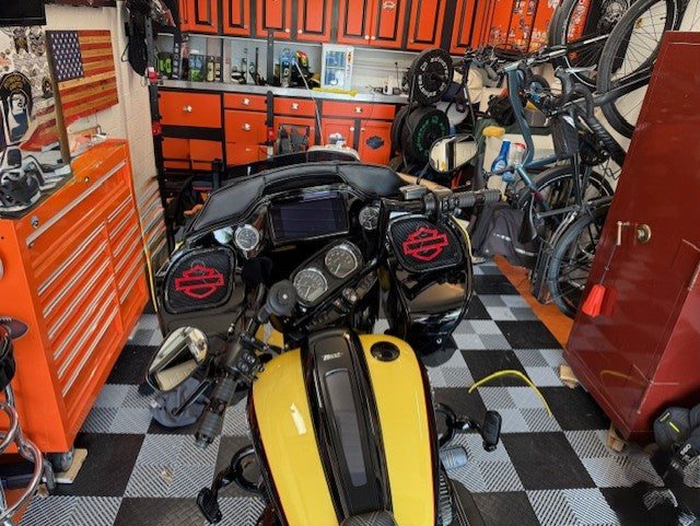 98 to 2024+ Road Glide 3D shield speakers grill covers set
