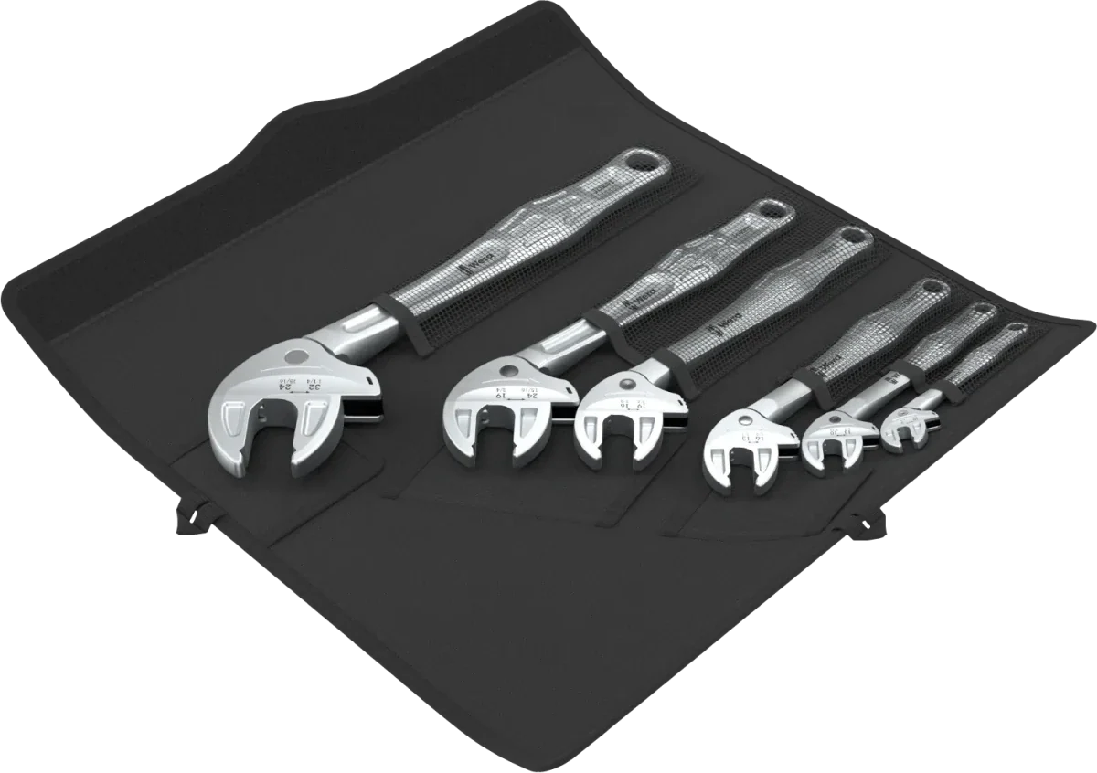 Wera 6004 Joker 6 Set 1 Self-Setting Spanner Set, 6-Piece (05020111001)