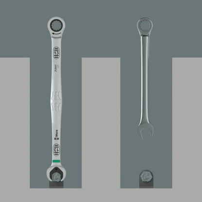 Wera 6007 Joker 11 Set 1 | 11-Piece Ratcheting Combination Spanner Set (Long Design)