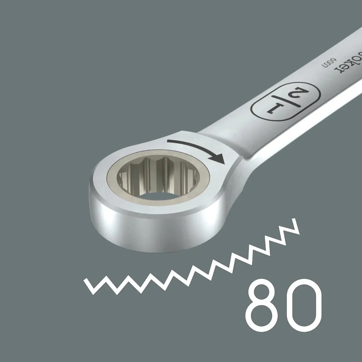 Wera 6007 Joker Imperial 8 Set 1 Ratcheting Combination Wrench Set