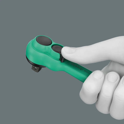 Wera 8010 A Zyklop Comfort 1/4" Drive Ratchet – 80-Tooth Fine Action (05005600001)