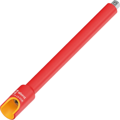 Wera 8794 LA Zyklop VDE Insulated Extension, 1/4" Drive x 150mm Long (05003301001)