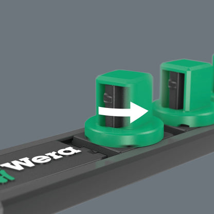 Wera 9660 Magnetic Rail B Impaktor Deep 1 Socket Set 3/8" Metric 05005590001