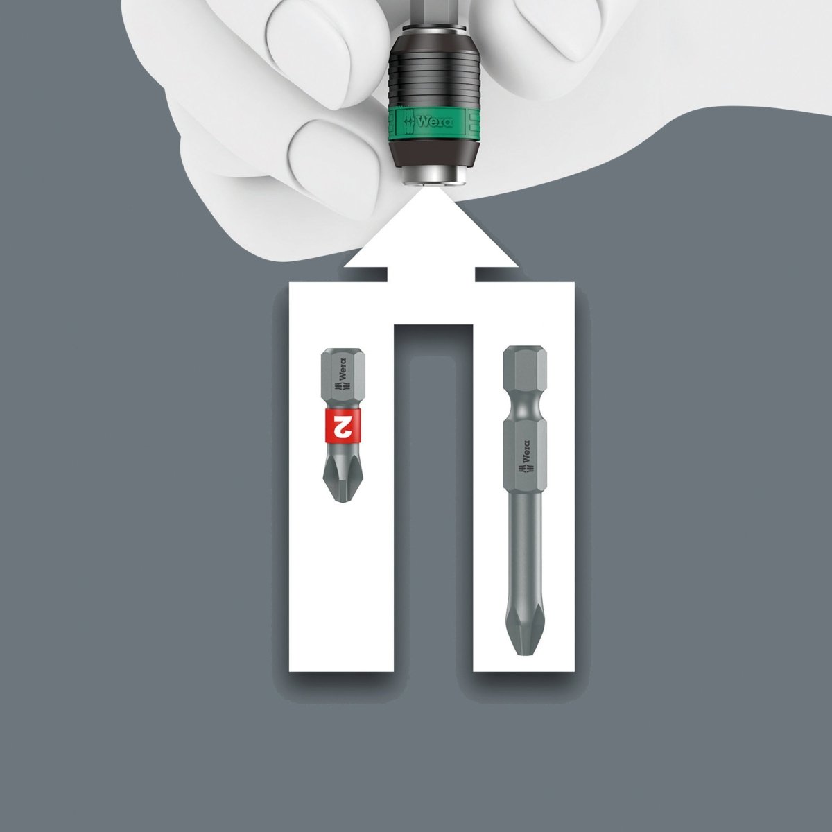 Wera Kraftform Kompakt 25 RA-R Ratcheting Screwdriver Set With Pouch 05051515001